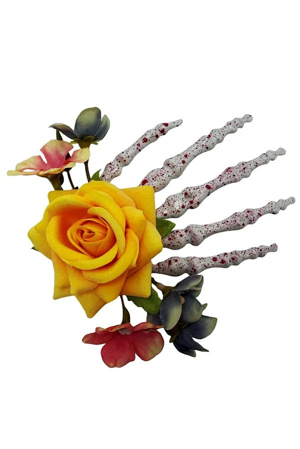 Dark-style Skull Hand Side Hair Clip