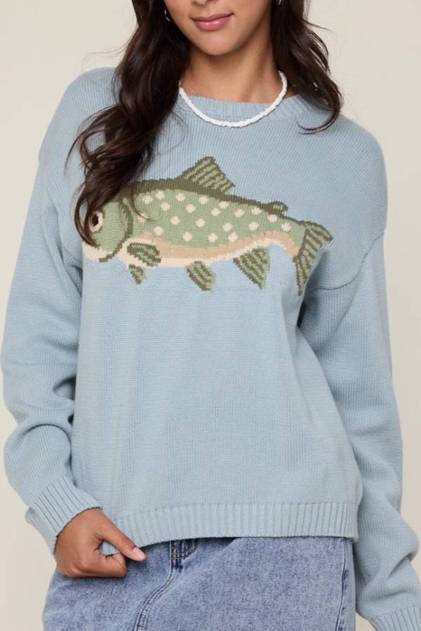 Gone Fishin Sweater