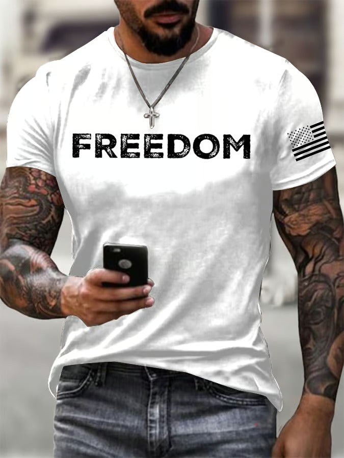 Men's Freedom Printed T-Shirt