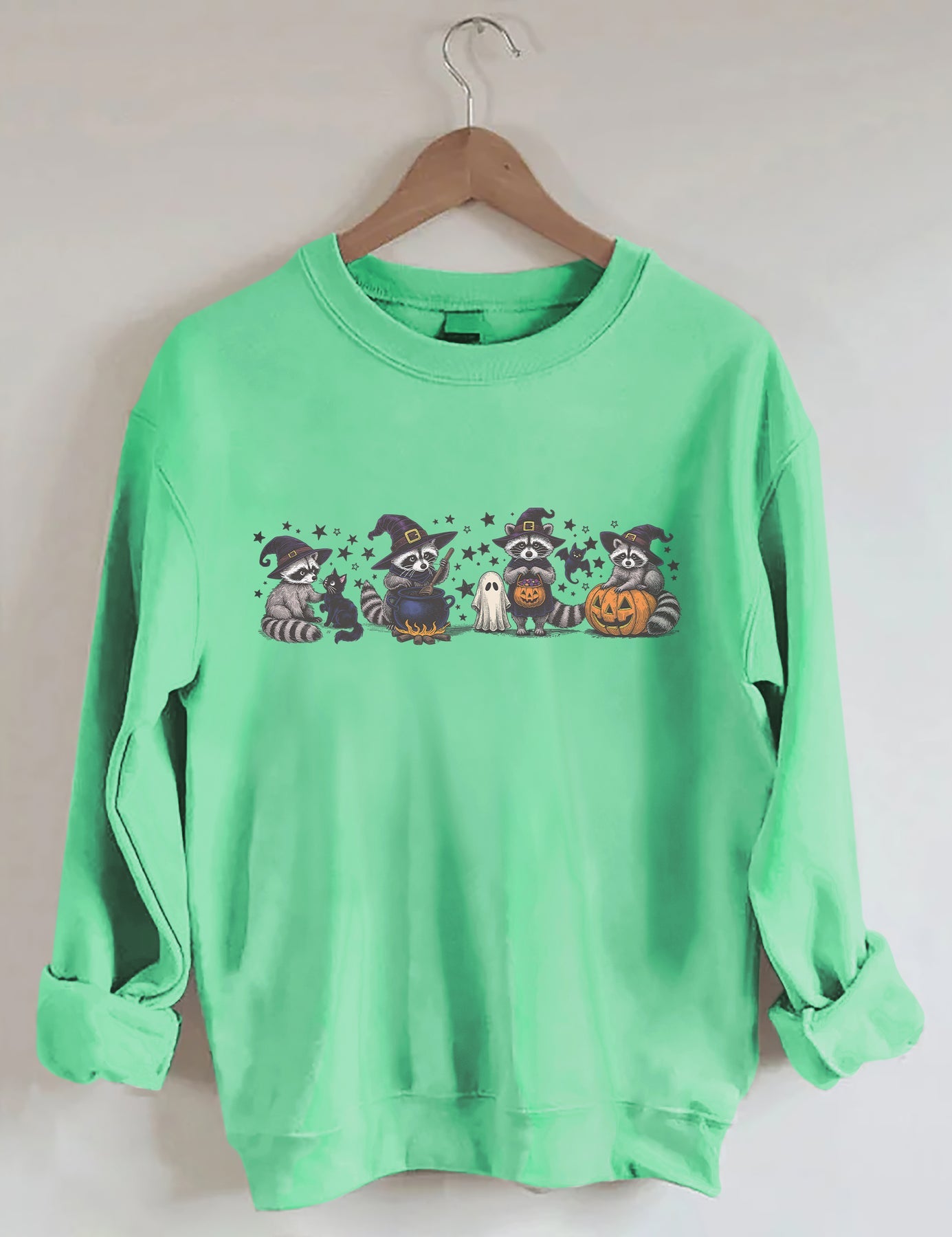 Raccoon Halloween Sweatshirt