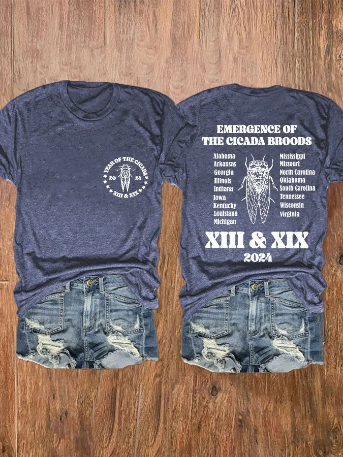 Women's Emergence Of The Cicada Broods 2024 Tee