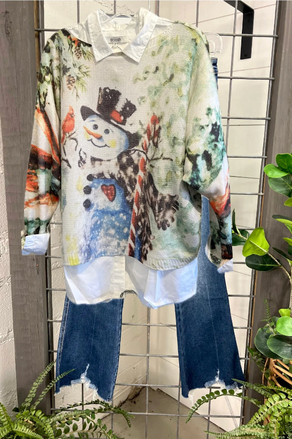 Merry Christmas Graphic T-Shirt Fall Top