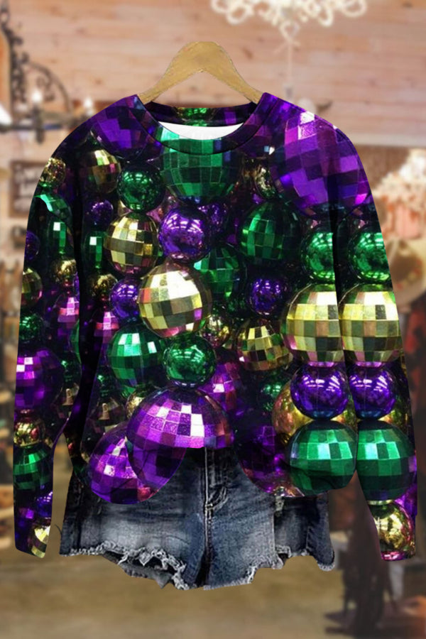 Carnival round neck fashionable long sleeve sweatshirt