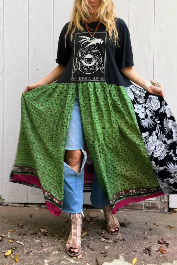 Stevie Nicks Double Split Maxi Tee