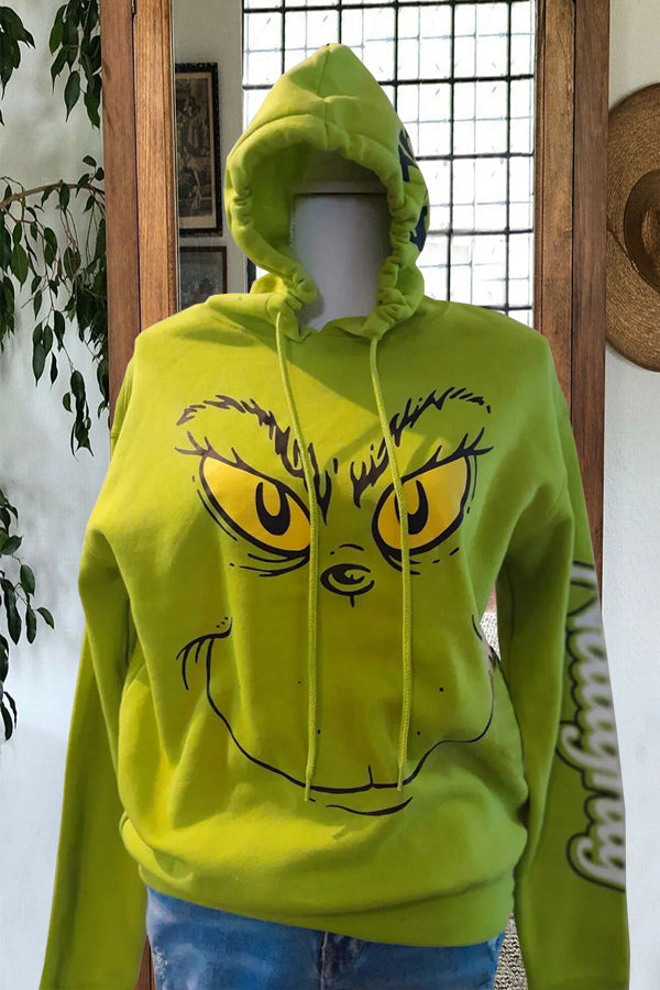 Christmas Abstract Grinch Hoodie