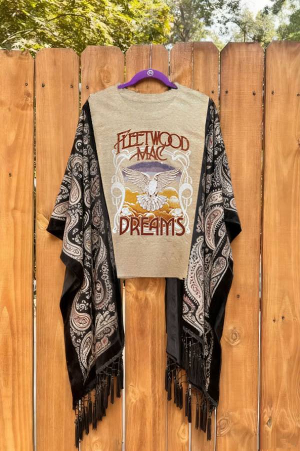 Fleetwood Mac Dreams Poncho Top