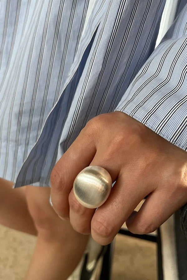French Vintage-style Polished Ring