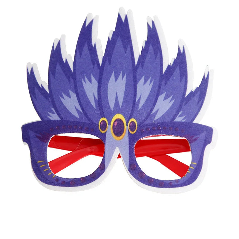 Mardi Gras Party Colorful Glasses Frames