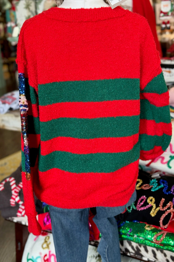 Pull Casse-Noisette à rayures