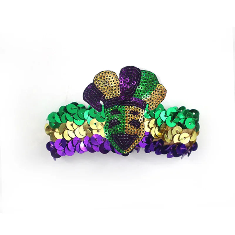 Mardi Gras Sequined Bracelet