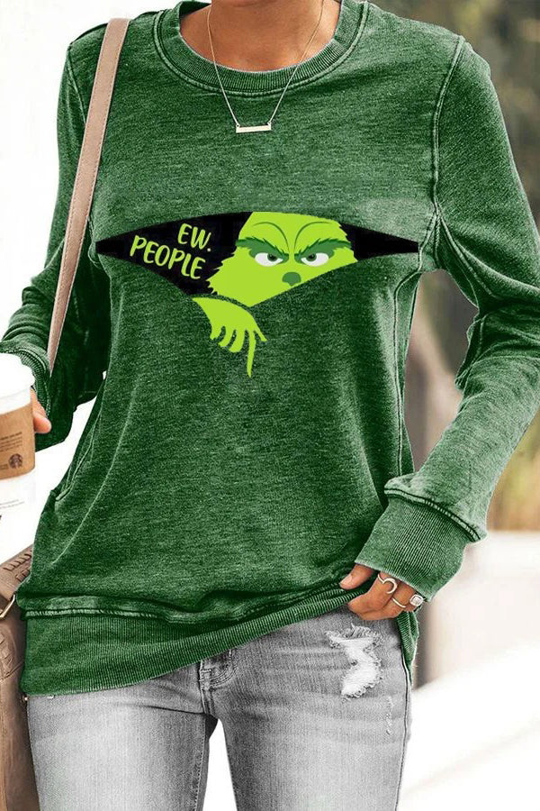 Women's EW People The Ginch Print Sweatshirt