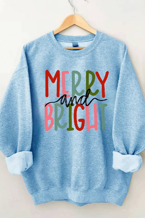Merry and Bright Christmas Sweatshirt