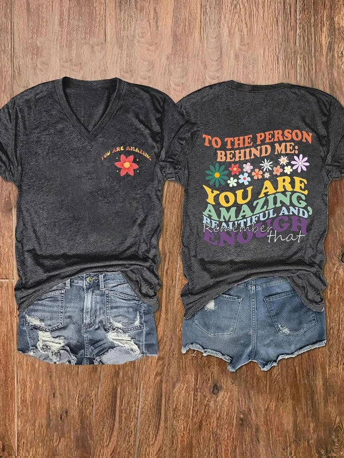 Women's Smile For No Reason Crew Neck T-Shirt