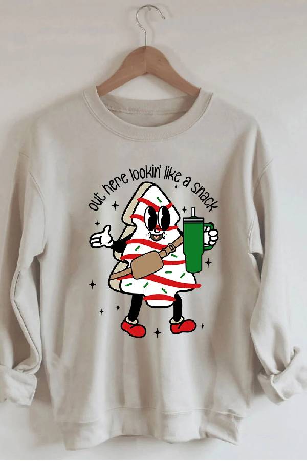 Boojee Weihnachtsbaumkuchen-Sweatshirt
