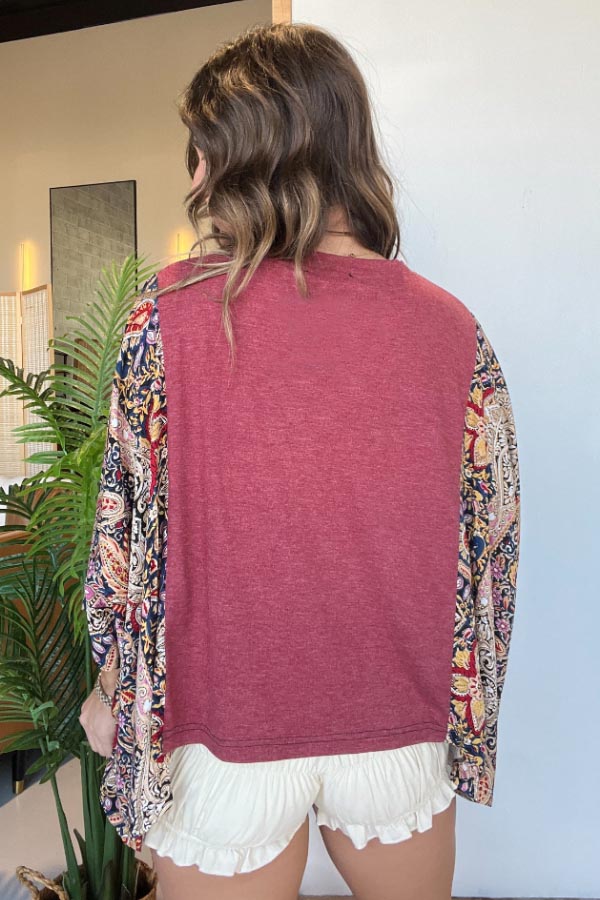 T-shirt Queen Mix & Match rouge (sans patch)