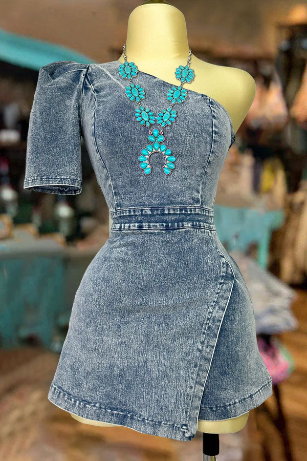 Combinaison à manches bouffantes style western