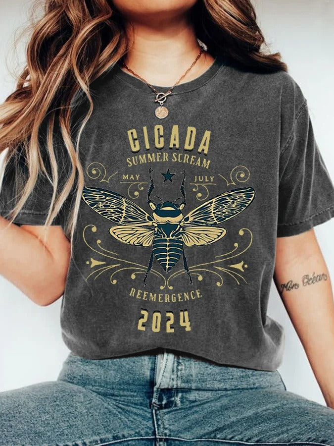 Women's Cicada Summer Scream Reemergence 2024 Tee