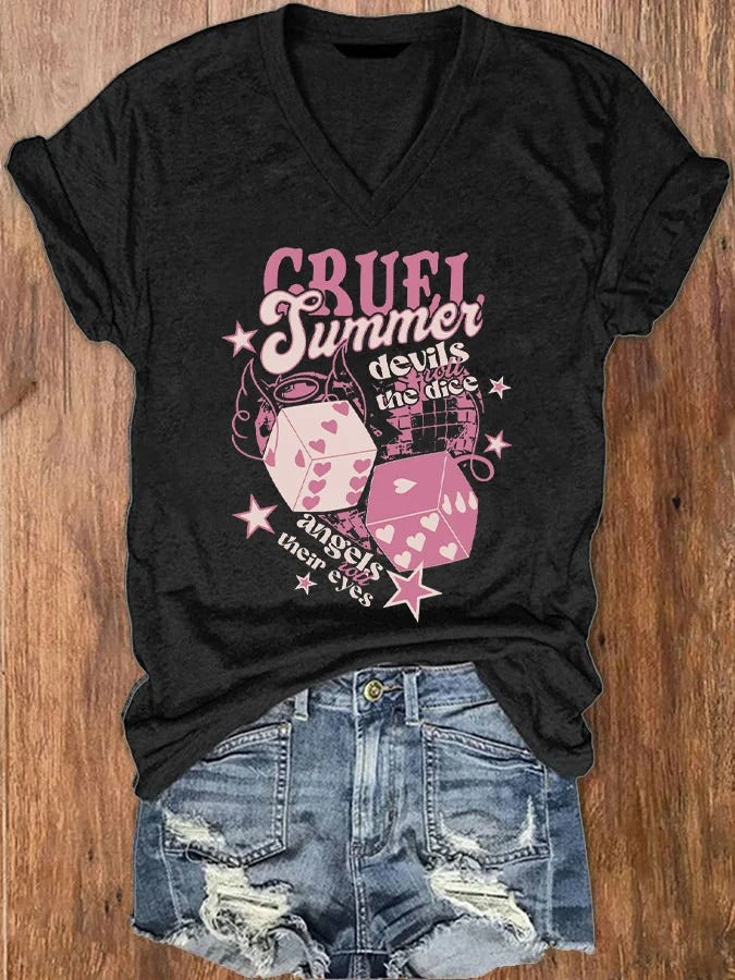 Women's Cruel Summer Print T-Shirt