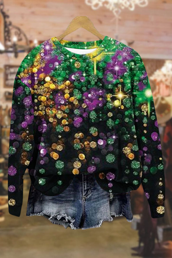 Carnival round neck fashionable long sleeve sweatshirt