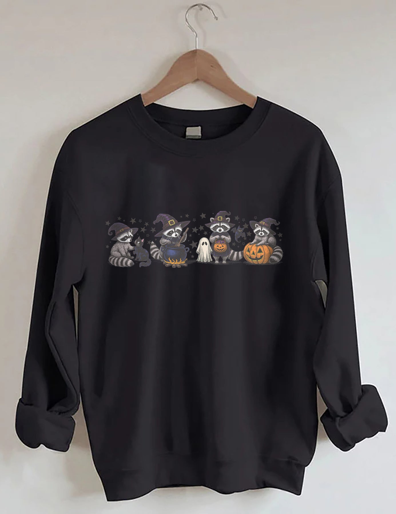 Raccoon Halloween Sweatshirt