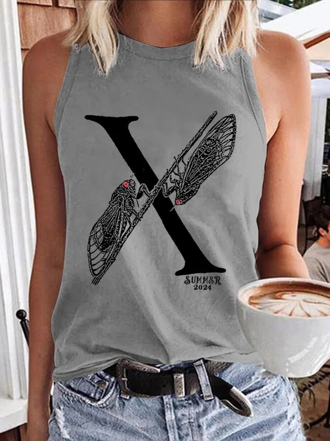 Women's Cicada Summer 2024 Printed Vest