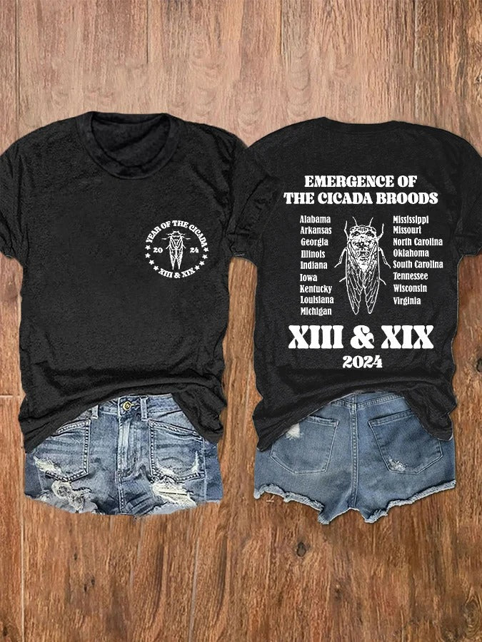 Women's Emergence Of The Cicada Broods 2024 Tee