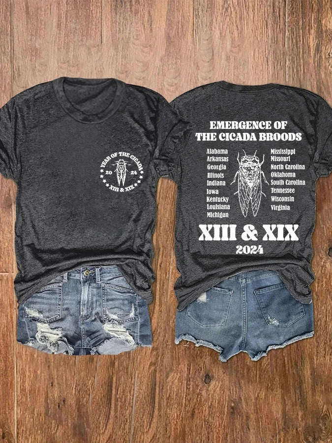 Women's Emergence Of The Cicada Broods 2024 Tee