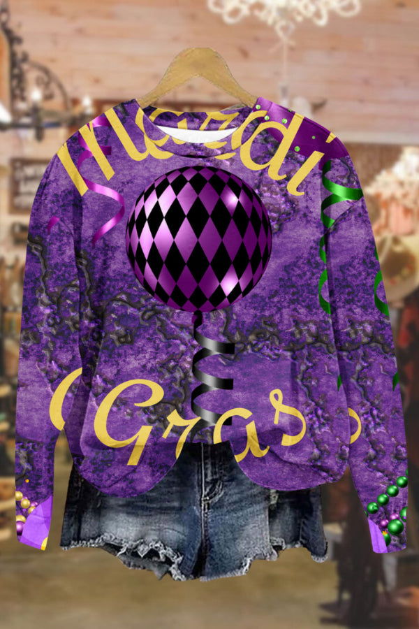 Carnival round neck fashionable long sleeve sweatshirt