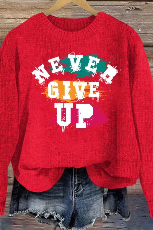 crew neck pullover sweater