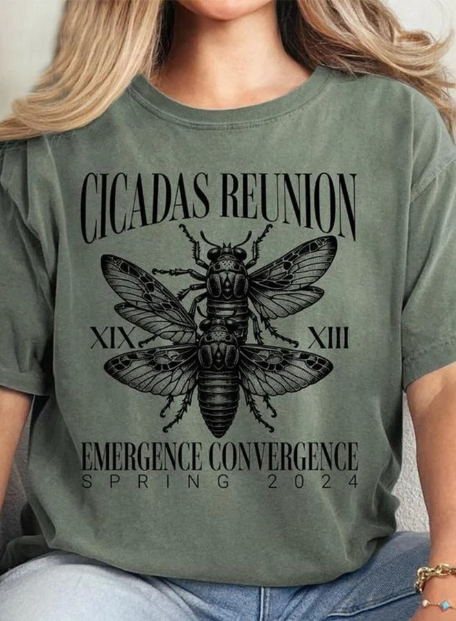 Women'S Cicadas Reunion Print T-shirt