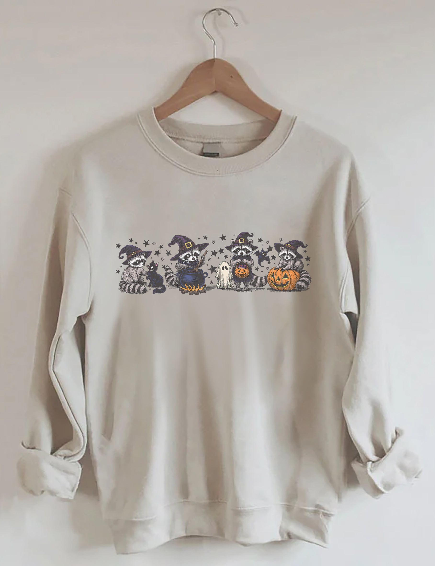 Raccoon Halloween Sweatshirt