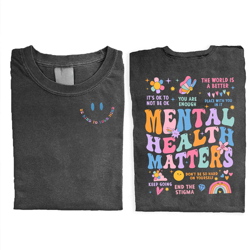 T-shirt « La santé mentale compte »
