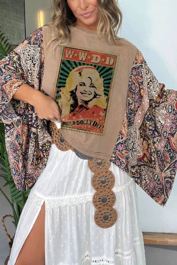 Dolly Slogan Print Shirt