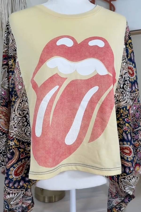 Rolling Stones Retro Paisley Tee