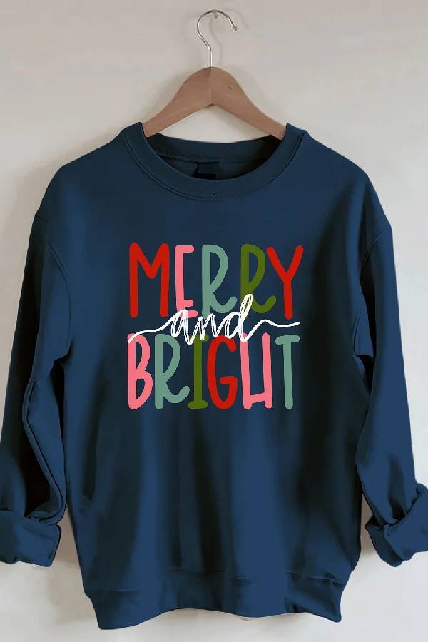 Merry and Bright Christmas Sweatshirt