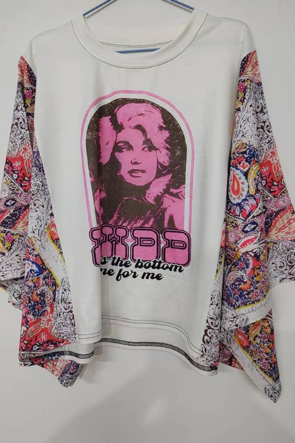 Paisley pattern Bohemian T-shirt