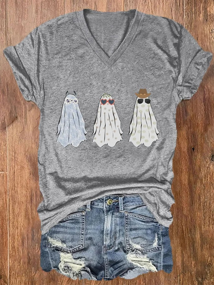 Women's It's Me Hi I'm The Problem It's Me Boo Printed V-neck T-shirt