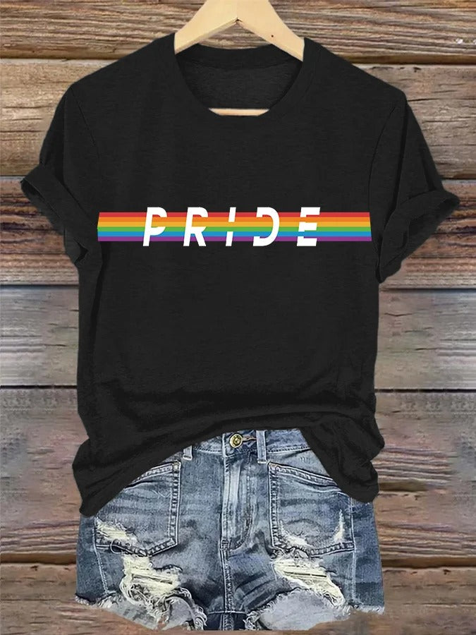Women's LGBT Pride Print Casual T-Shirt