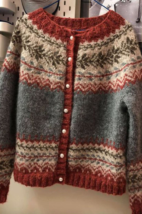 jacquard sweater