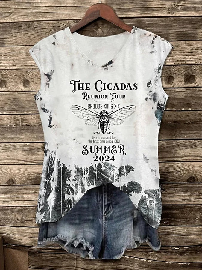 Women's The Cicadas Reunion Tour Print Tank Top