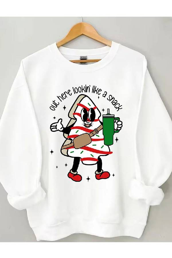 Boojee Weihnachtsbaumkuchen-Sweatshirt