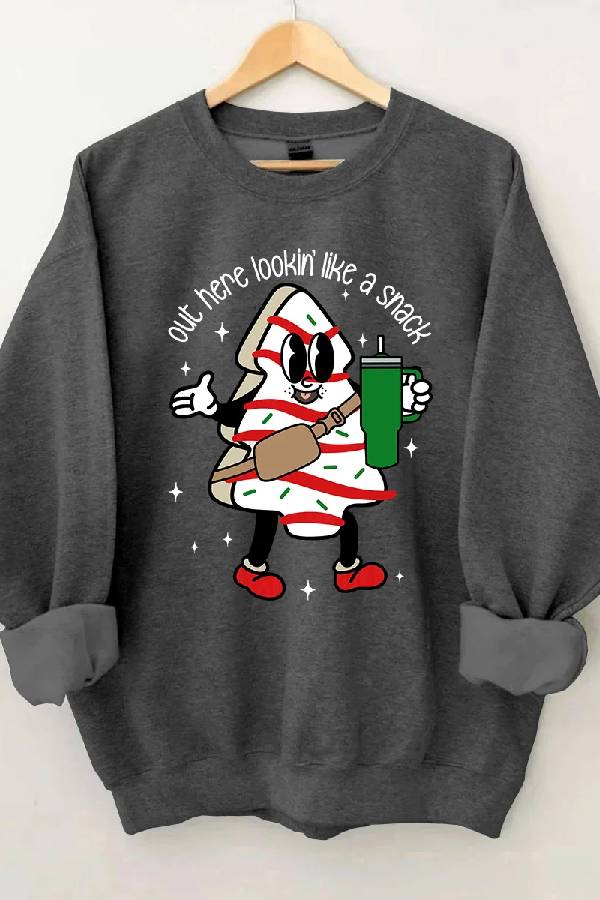 Boojee Weihnachtsbaumkuchen-Sweatshirt