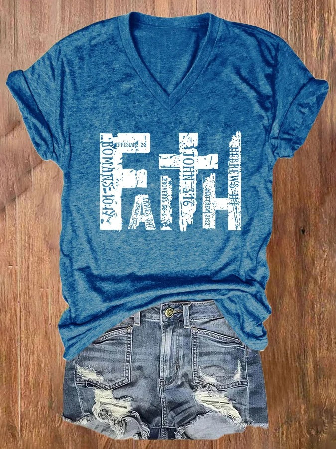 Women's Faith Print T-shirt