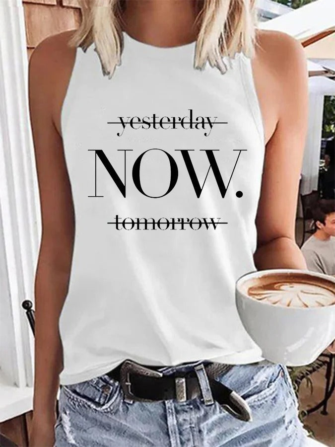 Women's Now Printed Tank Top