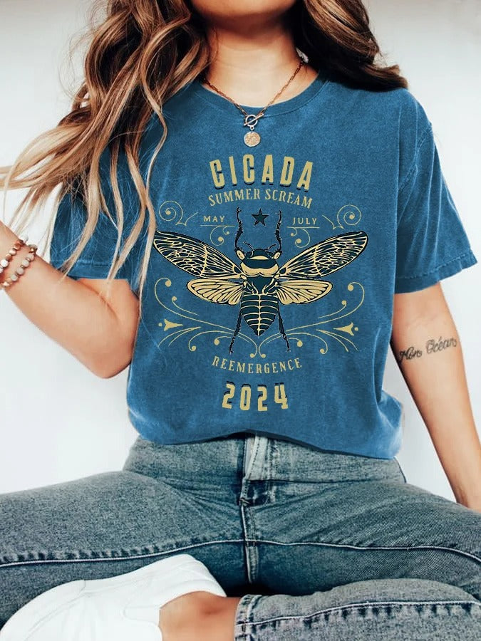 Women's Cicada Summer Scream Reemergence 2024 Tee