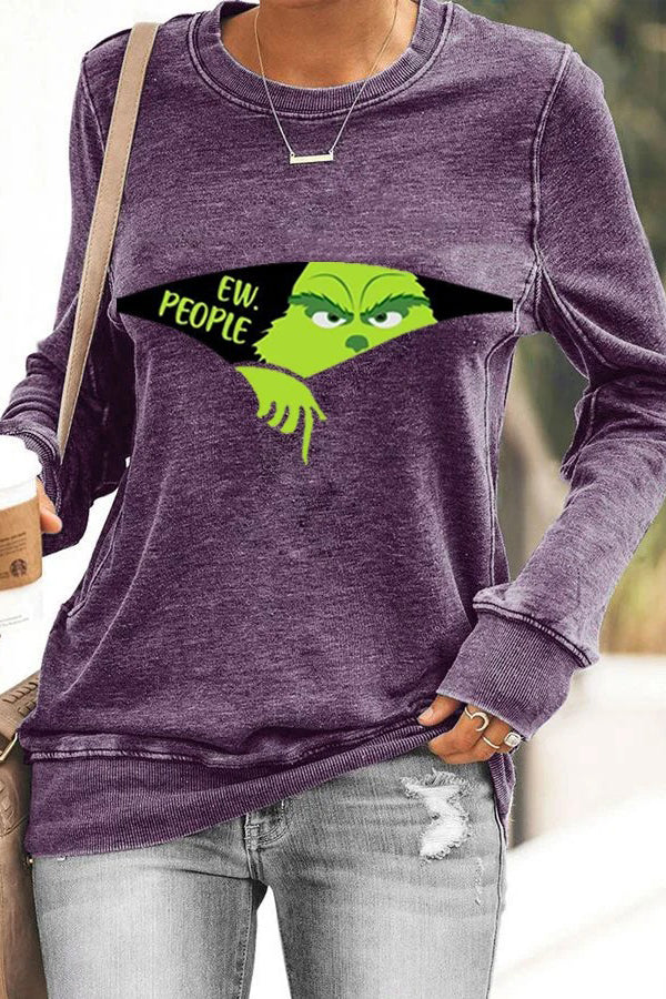 Women's EW People The Ginch Print Sweatshirt