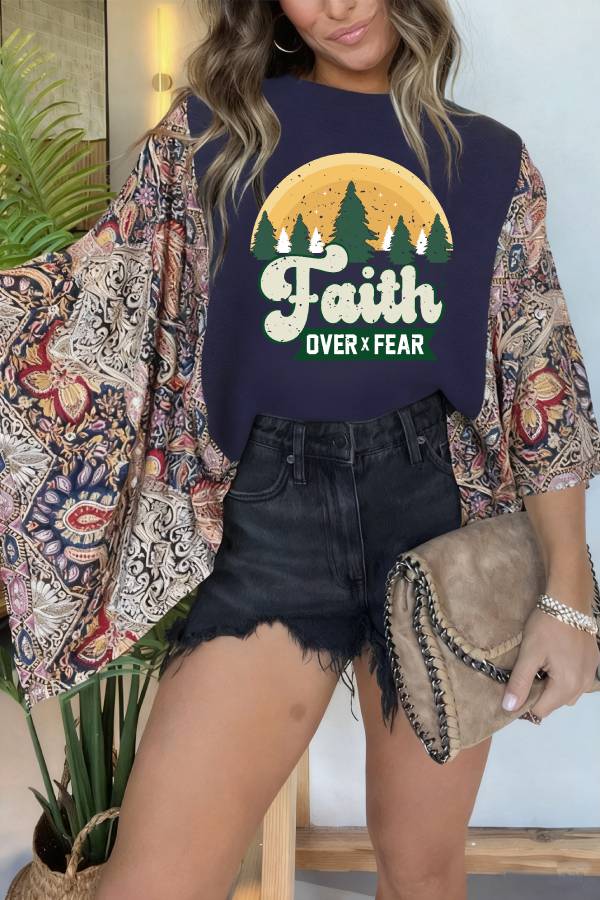 Forest Faith Slogan T-shirt