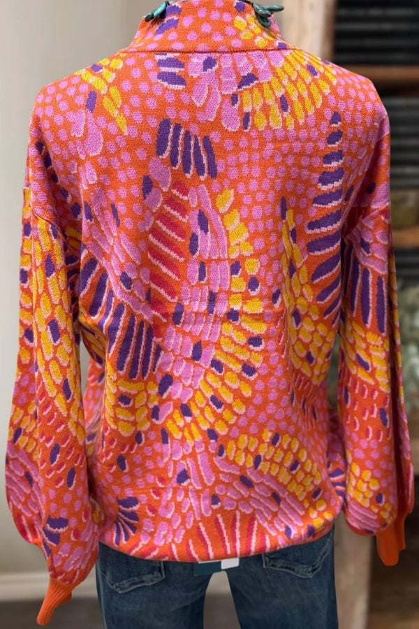 Abstract Mosaic Sweater