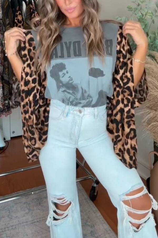 Dylan Leopard Tee