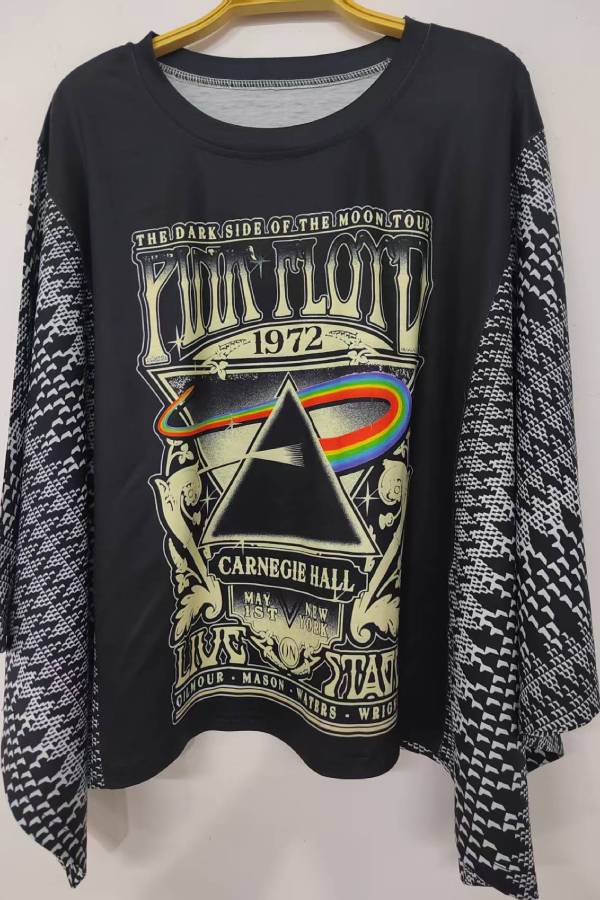 Pink Floyd Houndstooth Sleeve Tee